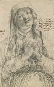Een Bejaarde Vrouw met Gevouwen Handen, c.1512 door Matthias Grünewald