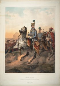 Graaf Josip Jelacic van Buim, 1849 door Matthias Trentsensky