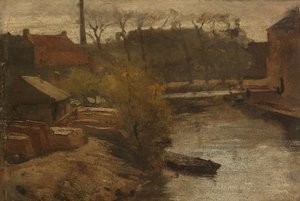 De Noord-West-Buitensingel in Den Haag door Matthijs Maris