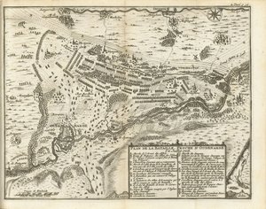 Slag bij Oudenaarden, 1708 door Matthijs Pool (possibly)