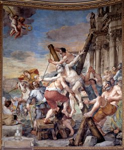 Martelaarschap van Sint Andreas door Mattia Preti