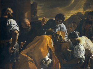 Het martelaarschap van de heilige Gennaro door Mattia Preti