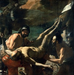 Het martelaarschap van St. Peter door Mattia Preti