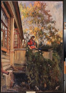 Op het balkon door Matvei Markovich Zaytsev