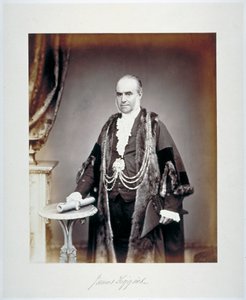 James Figgins, Sheriff van Londen, in sheriffkostuum, ca. 1865