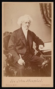 Portret van Sir John Frederick William Herschel 1792-1871, Voor 1871 door Maull and Co