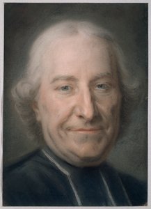 Portret van Claude Charles Deschamps door Maurice-Quentin de La Tour