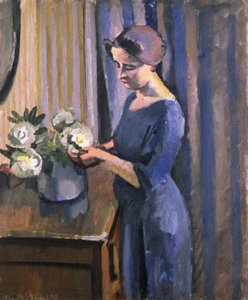 De vrouw van de kunstenaar