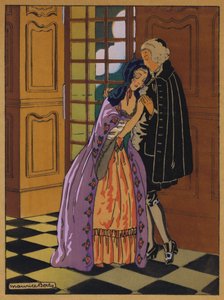 Illustratie voor Histoire de Manon Lescaut door Maurice Berty