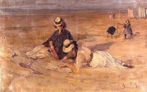 Op het Strand door Maurice Blieck