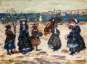 Over de Haven, Salem door Maurice Brazil Prendergast