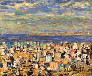 Strand bij St. Malo, ca. 1907