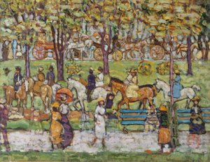 Central Park door Maurice Brazil Prendergast