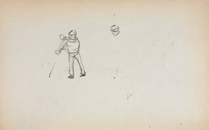 Italiaans Schetsboek: Gondelier pagina 13, 1898-1899