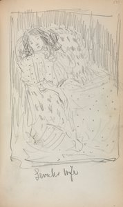 Italiaans Schetsboek: Levuks vrouw pagina 170, 1898-1899 door Maurice Brazil Prendergast