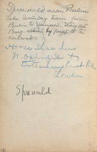 Italiaans schetsboek: Aantekeningen pagina 260, 1898-1899