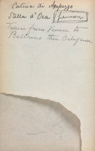 Italiaans schetsboek: Aantekeningen pagina 3 door Maurice Brazil Prendergast