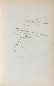 Italiaans schetsboek: Zeilen pagina 36, 1898-1899 door Maurice Brazil Prendergast