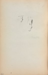Italiaans schetsboek: Twee profielen pagina 258, 1898-1899