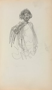 Italiaans schetsboek: Vrouw, taille lengte pagina 217, 1898-1899
