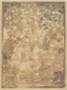 Buitencafé scène, 1900-1905