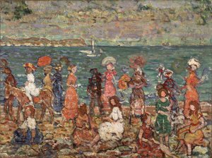 Kustlijn door Maurice Brazil Prendergast