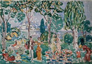 Het Park, Salem door Maurice Brazil Prendergast