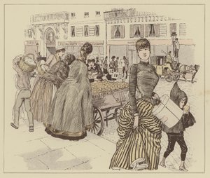 Illustratie voor Paris Brillant door Maurice Charles Mathieu Bonvoisin