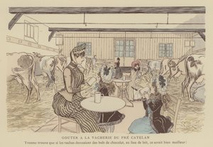 Illustratie voor Paris Brillant door Maurice Charles Mathieu Bonvoisin