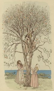 Sinaasappels plukken aan de Middellandse Zee door Maurice Charles Mathieu Bonvoisin
