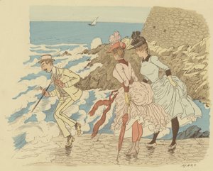 Staande op de steiger bij La Condamine in Monte Carlo; Monaco