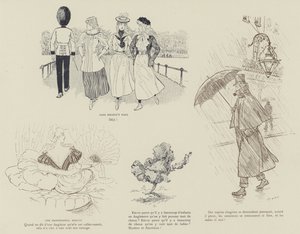 Illustratie voor La Vie De Londres door Mars door Maurice Charles Mathieu Bonvoisin