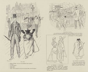 Illustratie voor La Vie De Londres door Mars door Maurice Charles Mathieu Bonvoisin