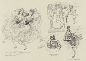 Illustratie voor La Vie De Londres door Mars door Maurice Charles Mathieu Bonvoisin