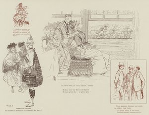 Illustratie voor La Vie De Londres door Mars door Maurice Charles Mathieu Bonvoisin