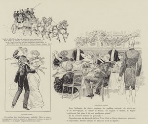 Illustratie voor La Vie De Londres door Mars door Maurice Charles Mathieu Bonvoisin