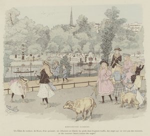Illustratie voor La Vie De Londres door Mars