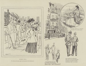 Illustratie voor La Vie De Londres door Mars door Maurice Charles Mathieu Bonvoisin