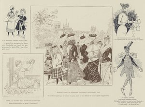Illustratie voor La Vie De Londres door Mars door Maurice Charles Mathieu Bonvoisin