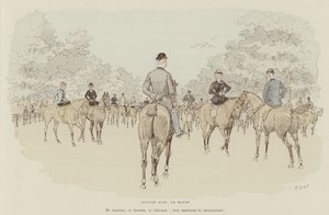 Illustratie voor La Vie De Londres door Mars door Maurice Charles Mathieu Bonvoisin