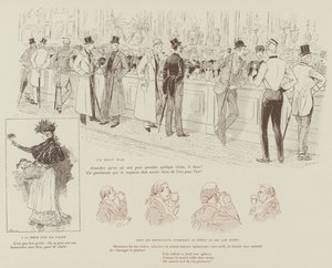 Illustratie voor La Vie De Londres door Mars door Maurice Charles Mathieu Bonvoisin