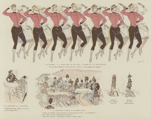 Illustratie voor La Vie De Londres door Mars door Maurice Charles Mathieu Bonvoisin