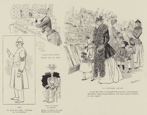 Illustratie voor La Vie De Londres door Mars door Maurice Charles Mathieu Bonvoisin