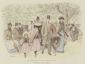 Illustratie voor La Vie De Londres door Mars