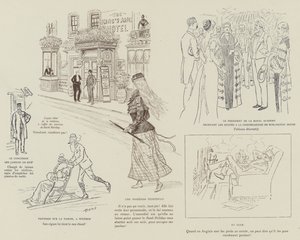 Illustratie voor La Vie De Londres door Mars door Maurice Charles Mathieu Bonvoisin