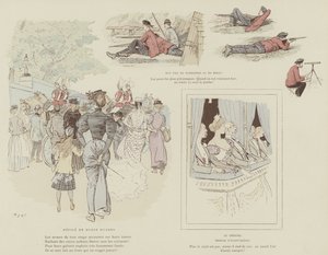 Illustratie voor La Vie De Londres door Mars