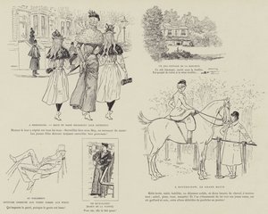Illustratie voor La Vie De Londres door Mars door Maurice Charles Mathieu Bonvoisin