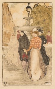 Place Saint Georges, 1899 door Maurice Delcourt