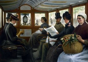 In de omnibus, ca. 1885