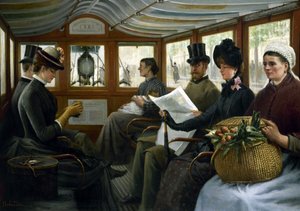 In een omnibus, 1885